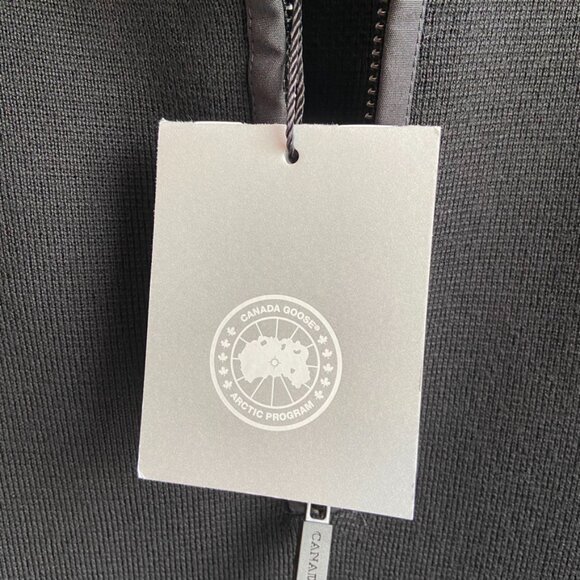 NWT Canada Goose Black Classic Stormont Quarter Zip Sweater - Picture 6 of 11